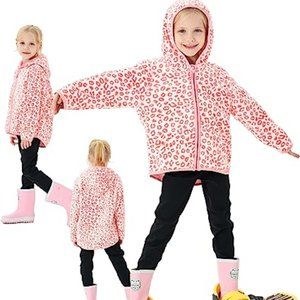 Hiheart Girls Polar Fleece Lined Sherpa Jacket with Hood